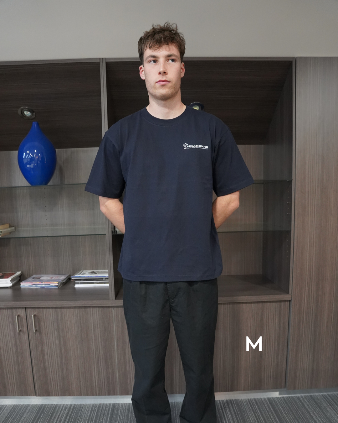OVERSIZED 'this tee funds mental health research' tshirt