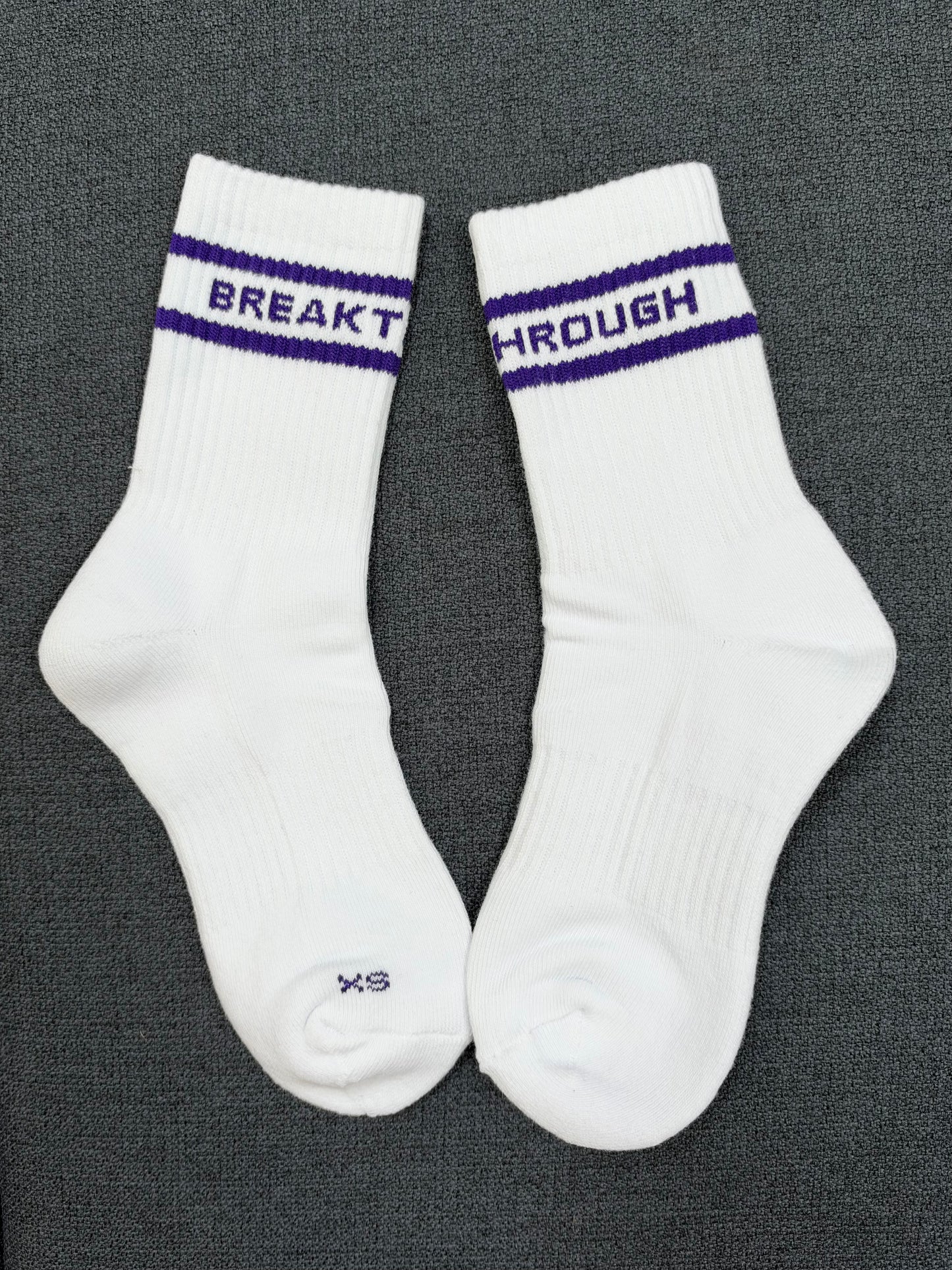 White Crew Sock